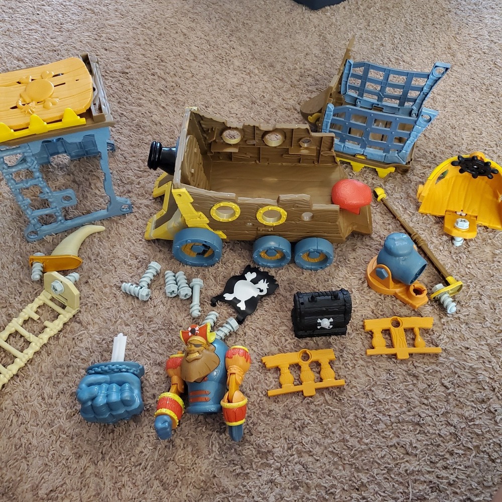 Little Tikes Kingdom Builders‎ - Wreckin' Roller Battering Ram Building Set Used